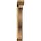 Ekena Millwork Funston Slat Rough Sawn Bracket w/ Offset Brace, Western Red Cedar, 6"W x 40"D x 40"H BKT0604X40X40FST06RWR - alternate 3
